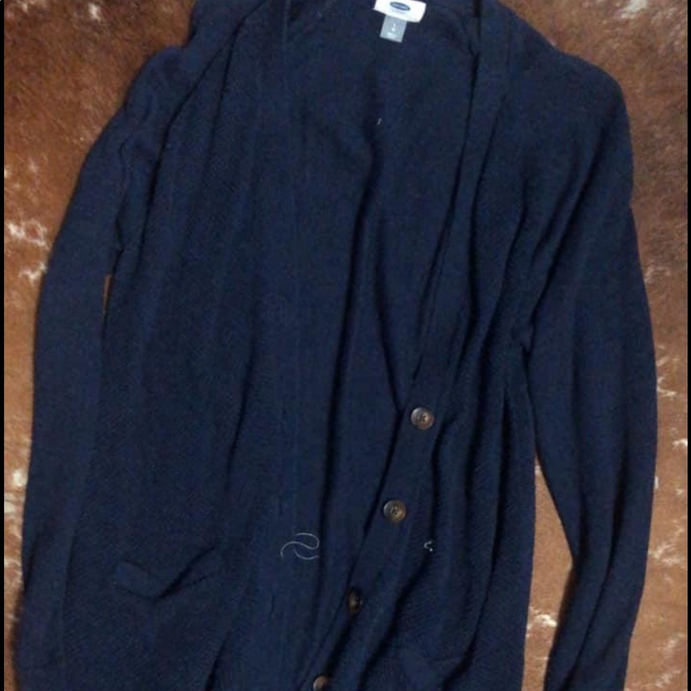Navy Blue Cardigan